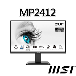 msi微星 PRO MP2412 23.8吋 螢幕(23