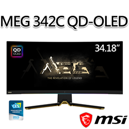 msi微星 MEG 342C QD-OLED 34.18
