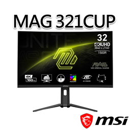 msi微星 MAG 321CUP 31.5吋 曲面電競螢