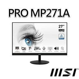 msi微星 PRO MP271A 27吋 螢幕 (27"