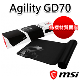 msi微星 Agility GD70絲襪材質面料 電競滑