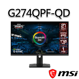 msi微星 G274QPF-QD 27吋 電競螢幕(27