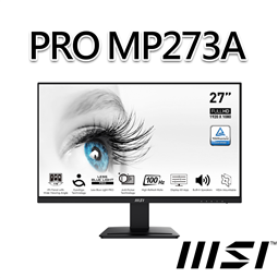 msi微星 PRO MP273A 27吋 螢幕 (27"