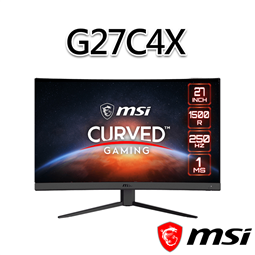 msi微星 G27C4X 27吋 曲面電競螢幕(27"/