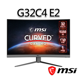 msi微星 G32C4 E2 31.5吋 曲面電競螢幕 