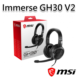msi微星 Immerse GH30 V2 耳罩式電競耳