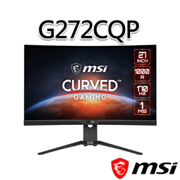 msi微星 G272CQP 27吋 曲面電競螢幕(27"