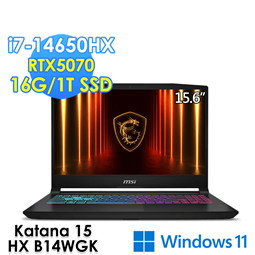 msi微星 Katana 15 HX B14WGK-60