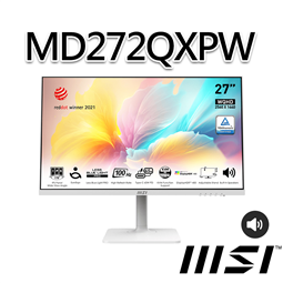 msi微星 Modern MD272QXPW 27吋 白