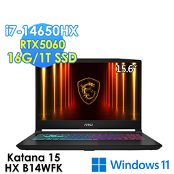 msi微星 Katana 15 HX B14WFK-42