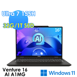 msi微星 Venture 16 AI A1MG-025