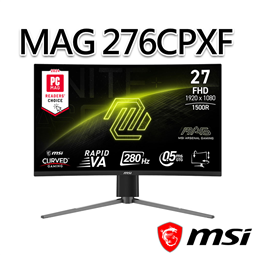 msi微星 MAG 276CPXF 27吋 曲面電競螢幕