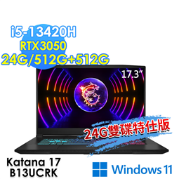 msi微星 Katana 17 B13UCRK-1437