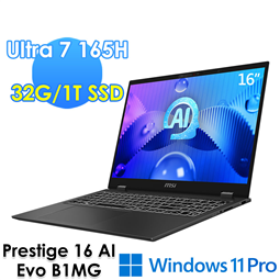 msi微星 Prestige 16 AI Evo B1M