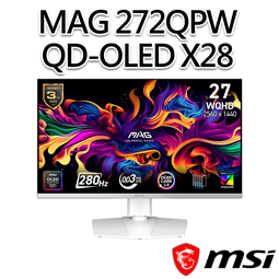 msi微星 MAG 272QPW QD-OLED X28