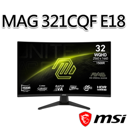msi微星 MAG 321CQF E18 31.5吋 曲